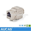 AUCAS CAT5E FTP Сетевой модуль Zinc Alloy / экранированный модуль гнезда трапецеидального искажения